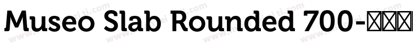 Museo Slab Rounded 700字体转换